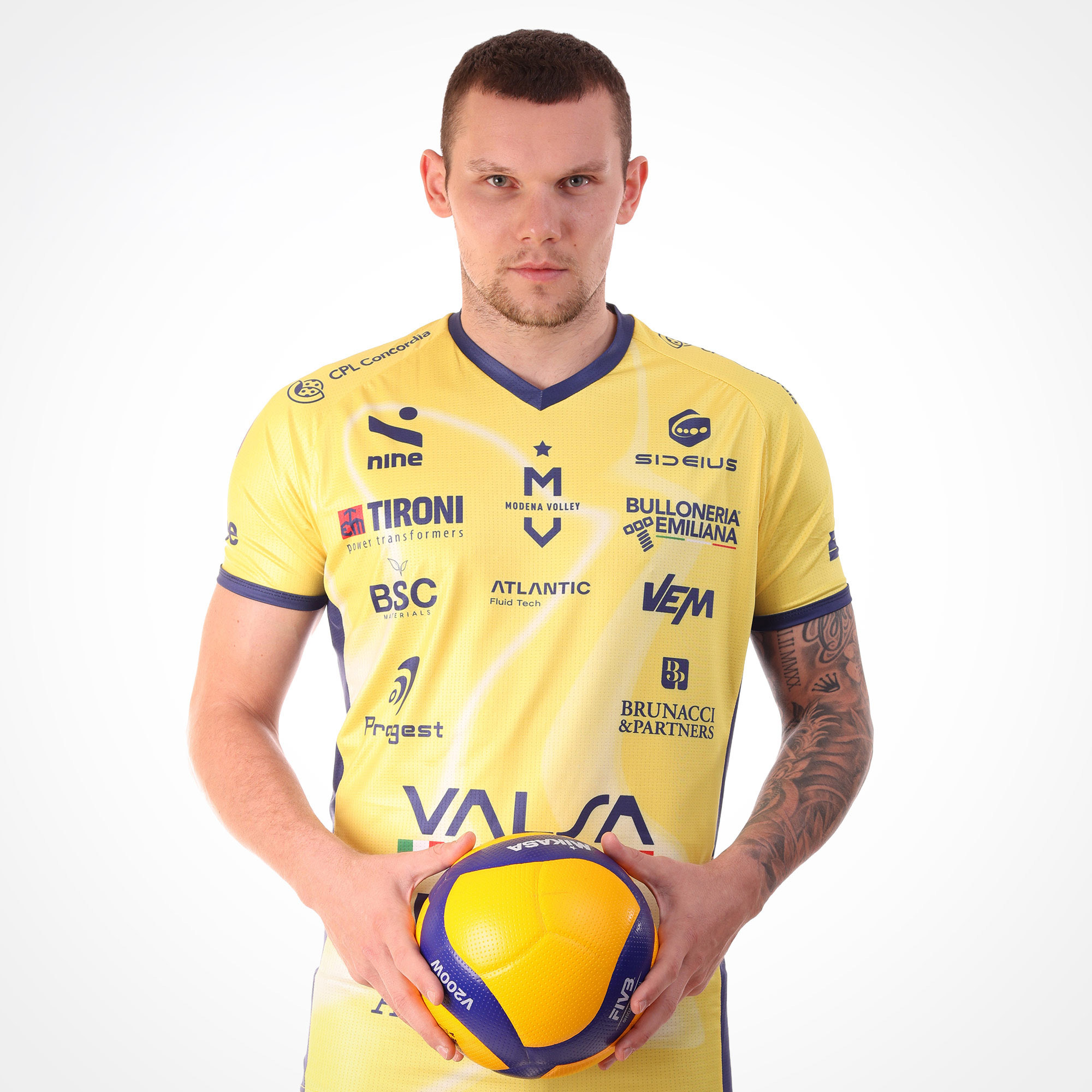 MODENA VOLLEY- HOME GAME JERSEY MAN 2025/26