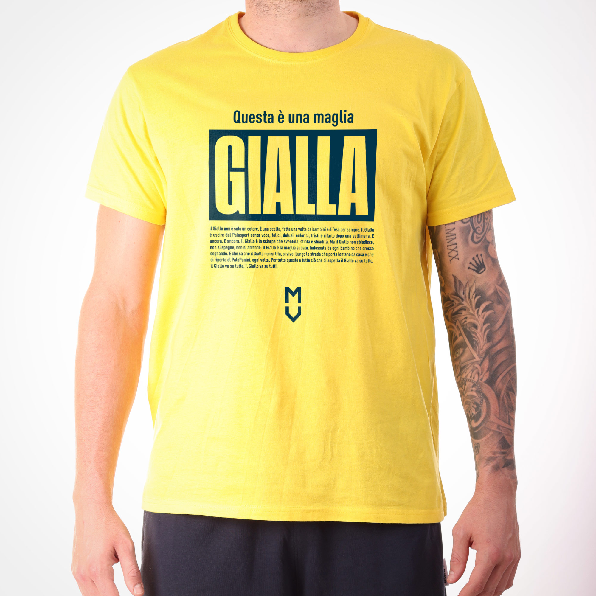 MODENA VOLLEY - T-SHIRT QUESTA È UNA MAGLIA GIALLA MODENA VOLLEY - T-SHIRT QUESTA È UNA MAGLIA GIALLA
