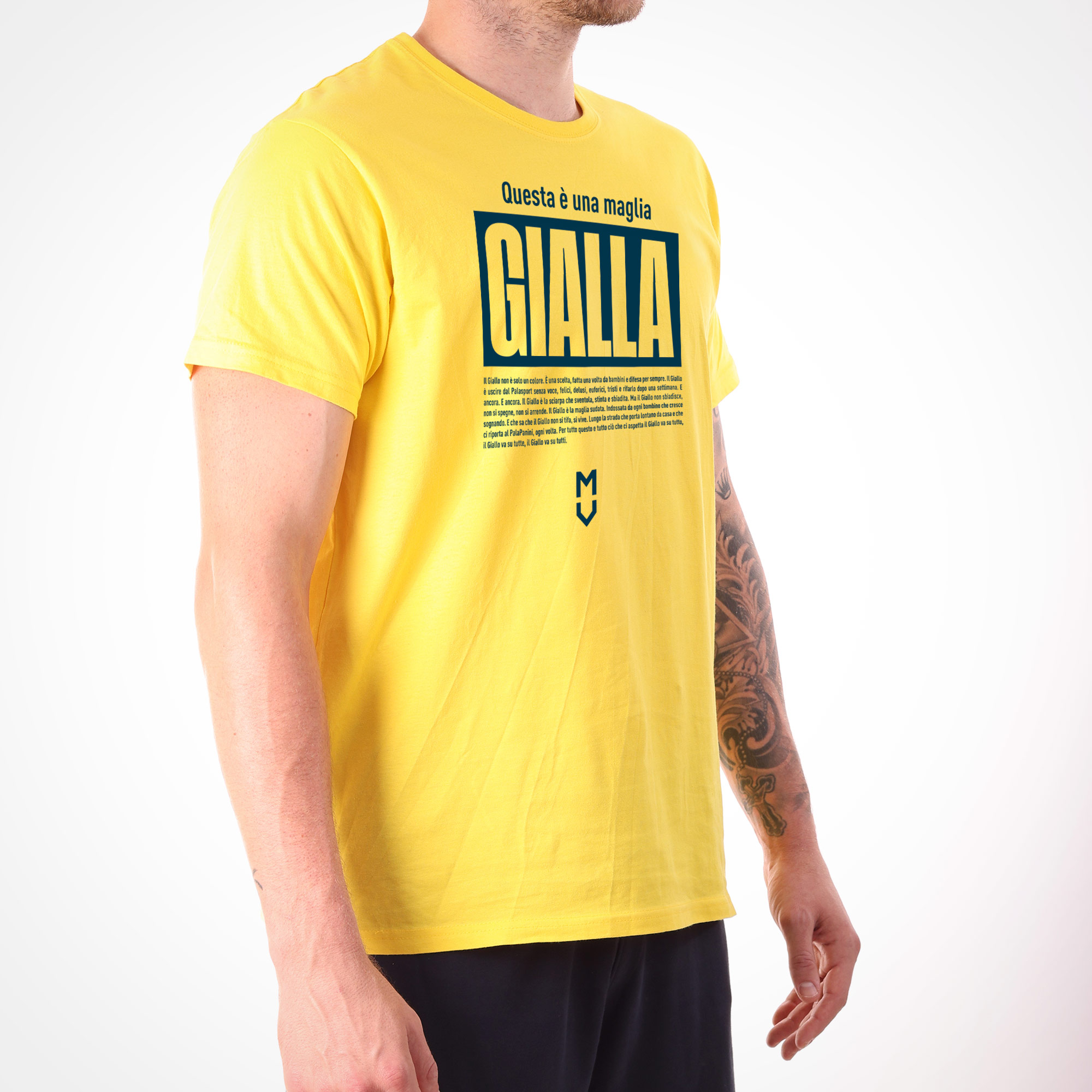 MODENA VOLLEY - T-SHIRT QUESTA È UNA MAGLIA GIALLA MODENA VOLLEY - T-SHIRT QUESTA È UNA MAGLIA GIALLA