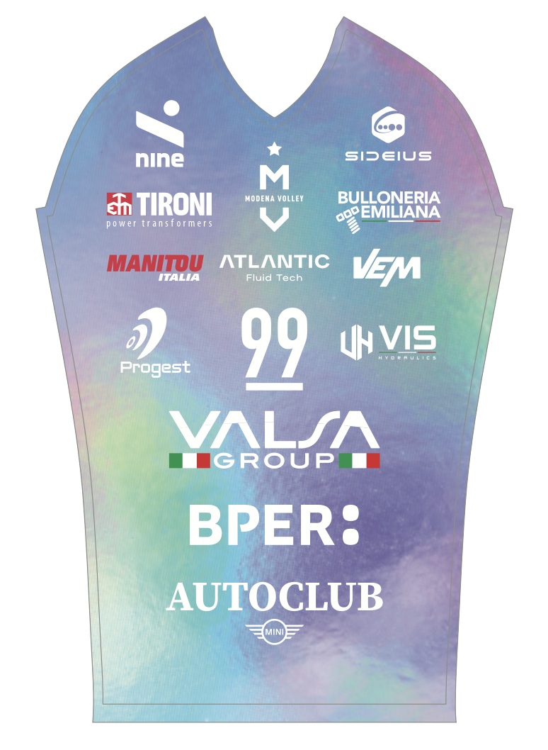 MODENA VOLLEY - MAGLIA GARA CASA UOMO 2026/27